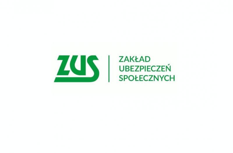 Zdjęcie przedstawia logo ZUS