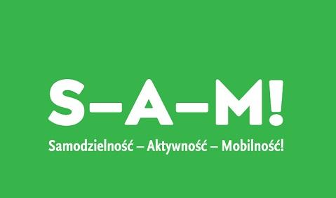 Na zdjęciu logo projektu S-A-M!