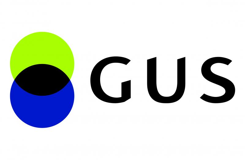 na zdjęciu logo GUS