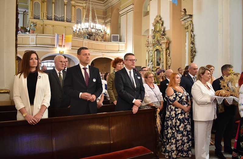 Członek Zarządu Powiatu Krotoszyńskiego, Burmistrz Zdun, Sekretarz Gminy Zduny w kościele