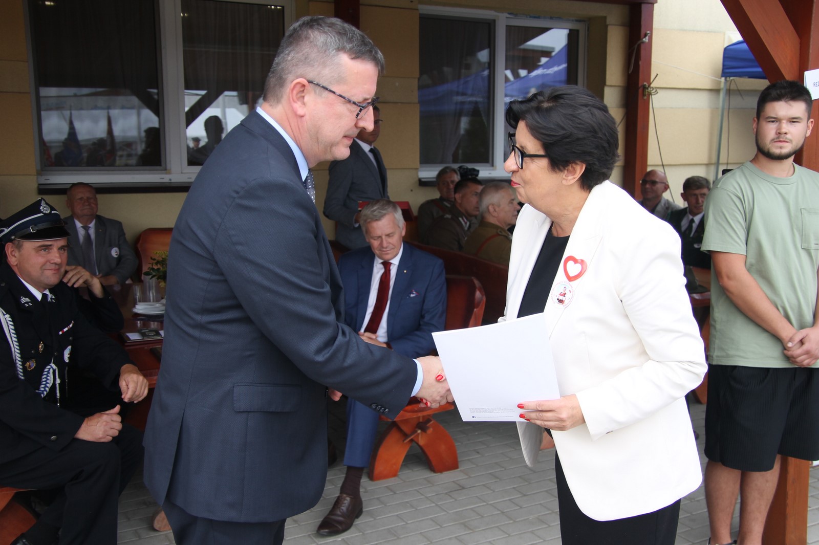 Burmistrz Zdun wraz z Senator RP Ewą Matecką