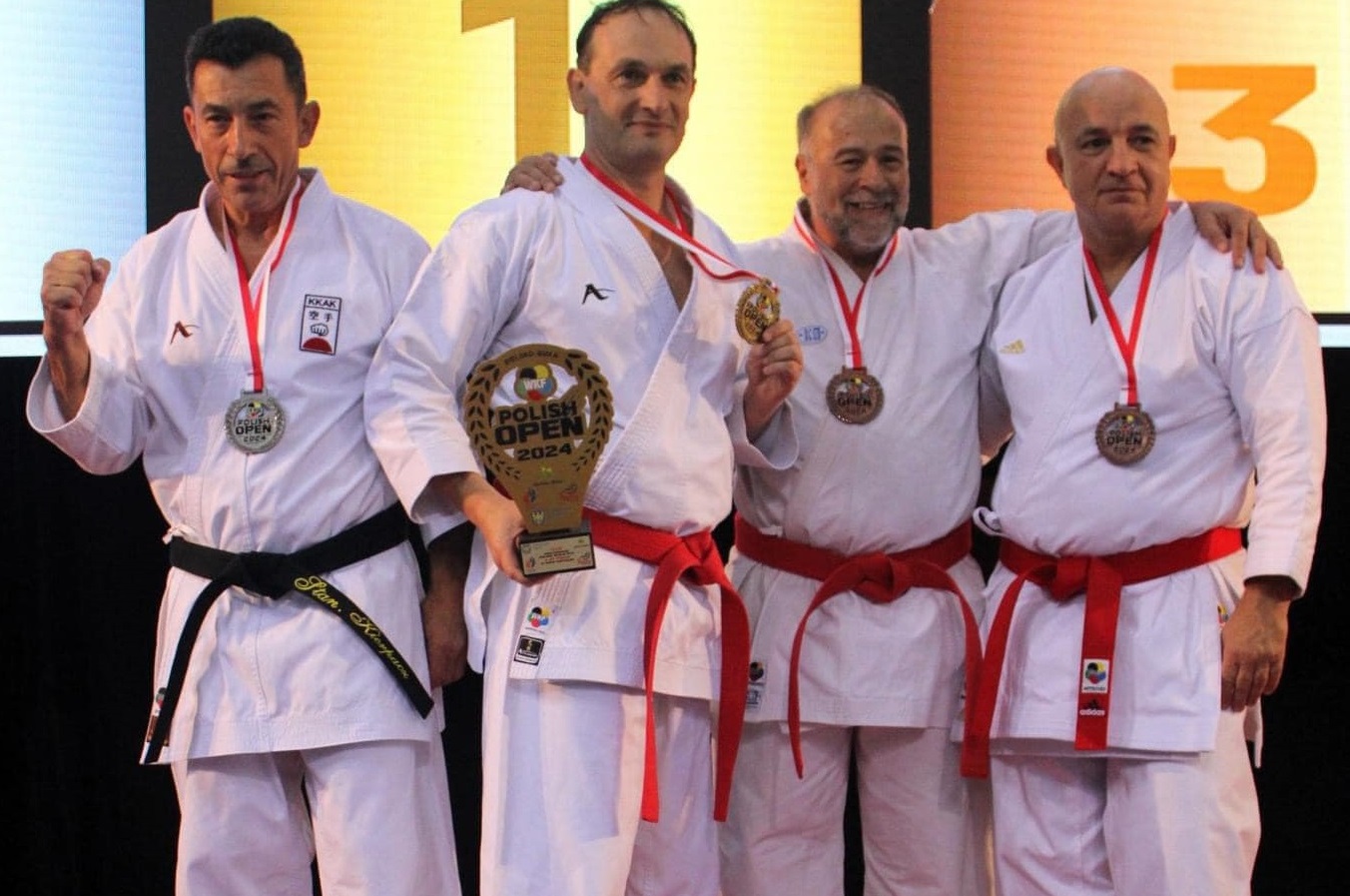 Jarosław Adamski na podium