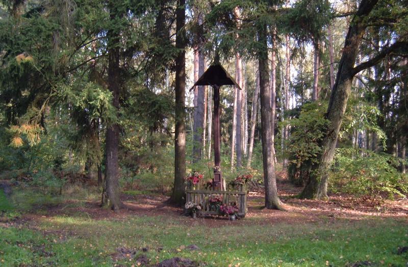 Kapliczka w lesie