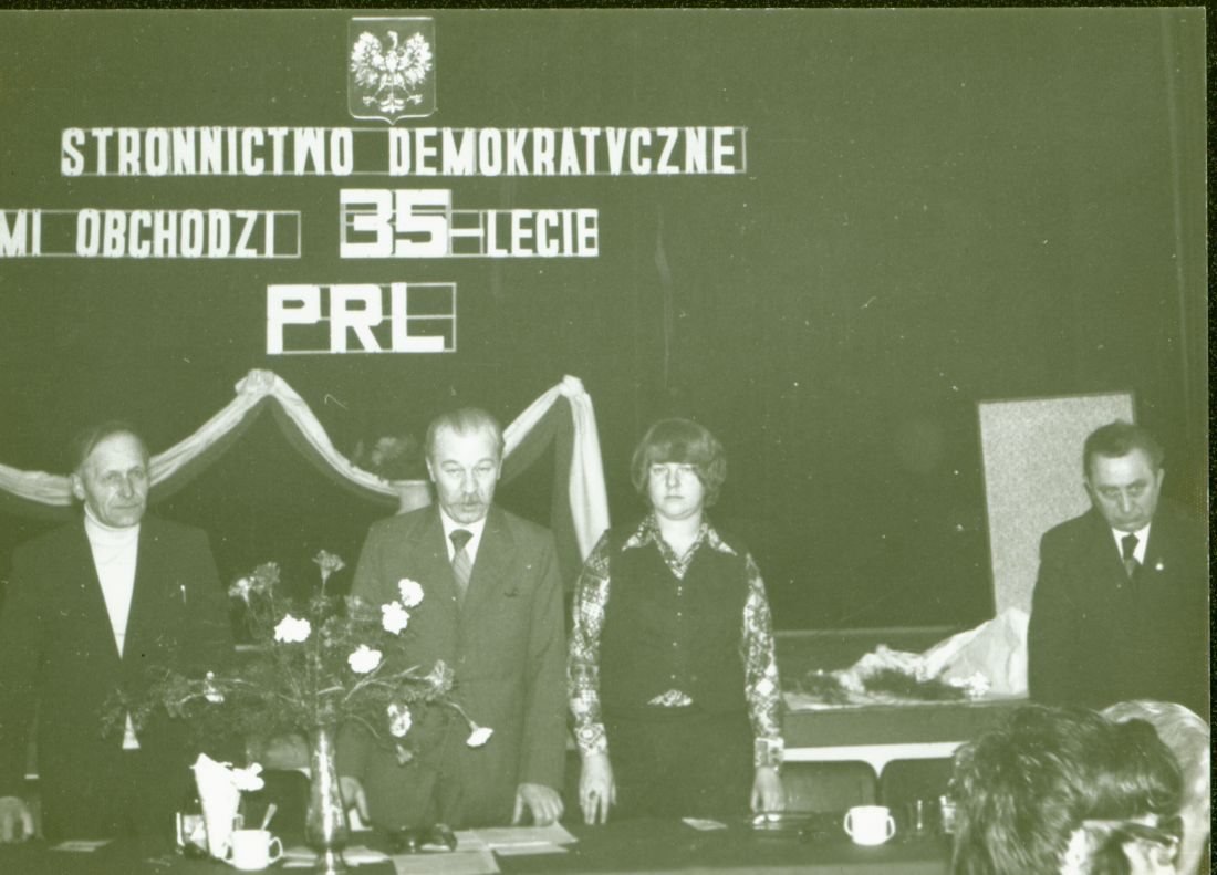 od lewej Rajewski prezydium Zjazdu 